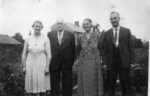 The Bower's family Ca 1950's, Jack on the right kept the shop at the Goat Inn